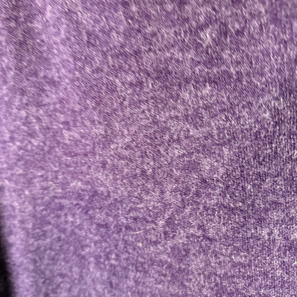 Piko 1988 Mini Dress Size S Purple Heathered Angled Cowl Neck Short Sleeve - Picture 3 of 6